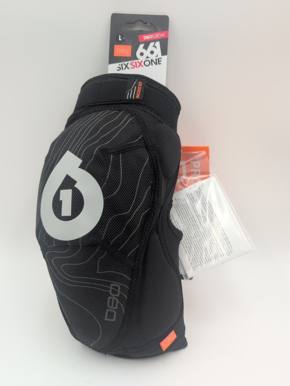 SixSixOne Large 661 DBO D3O Elbow Pads MTB Mountain Bike Protective Gear Armor